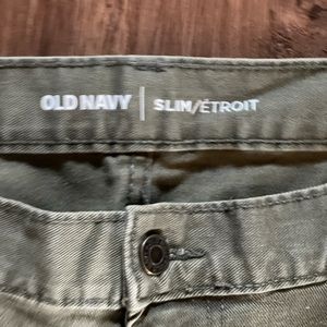 Khaki Green Old Navy Jeans